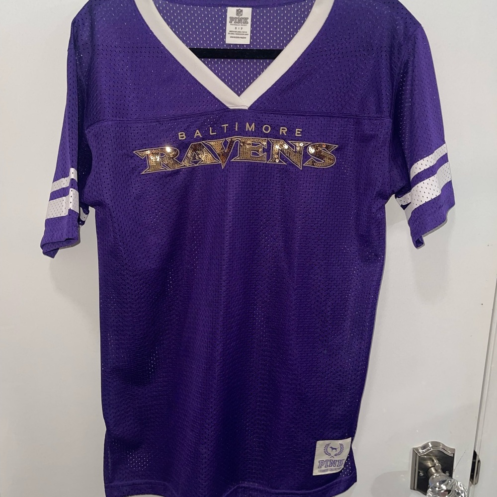 Vintage Y2K Victoria’s Secret PINK Baltimore Ravens Purple Jersey